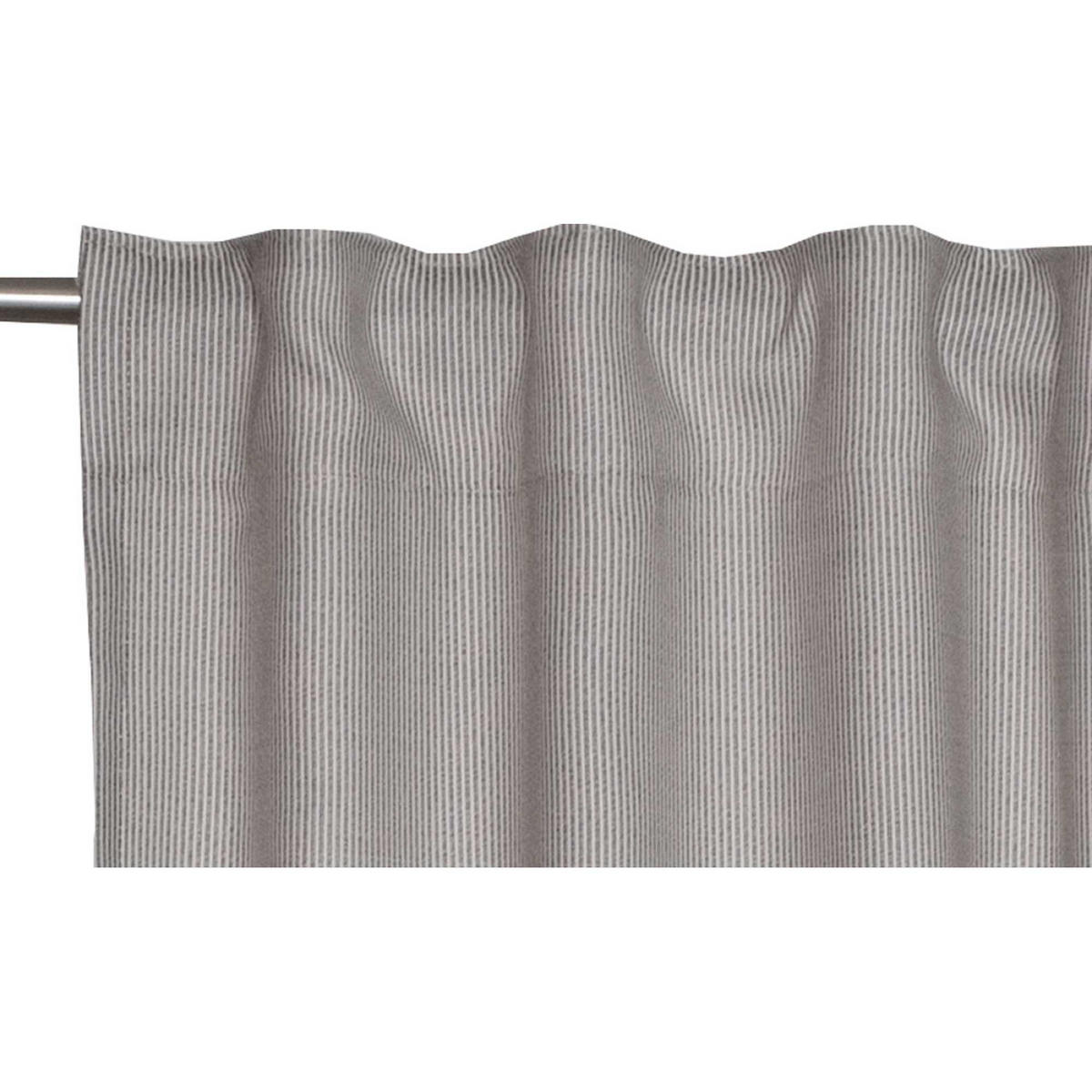 BLICKDICHTER SCHLAUFENVORHANG METRIC - Grau, Textil (130/0.5/250cm) - Esprit