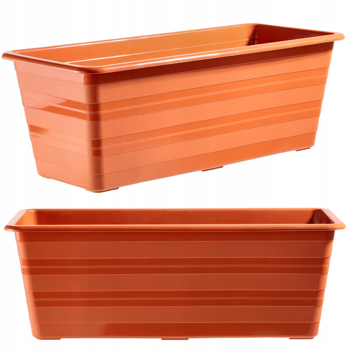 BALKONTOPF 40 cm, Terrakotta - Terra cotta, Kunststoff (17/40cm) - KADAX
