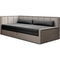 SCHLAFSOFA FULGEO mit Schlaffunktion & Bettkasten – Modernes 3-Sitzer Sofa, Liegefläche 200 x 150 cm - Grau, Kunststoff (214/82/77cm) - Wohnideebilder