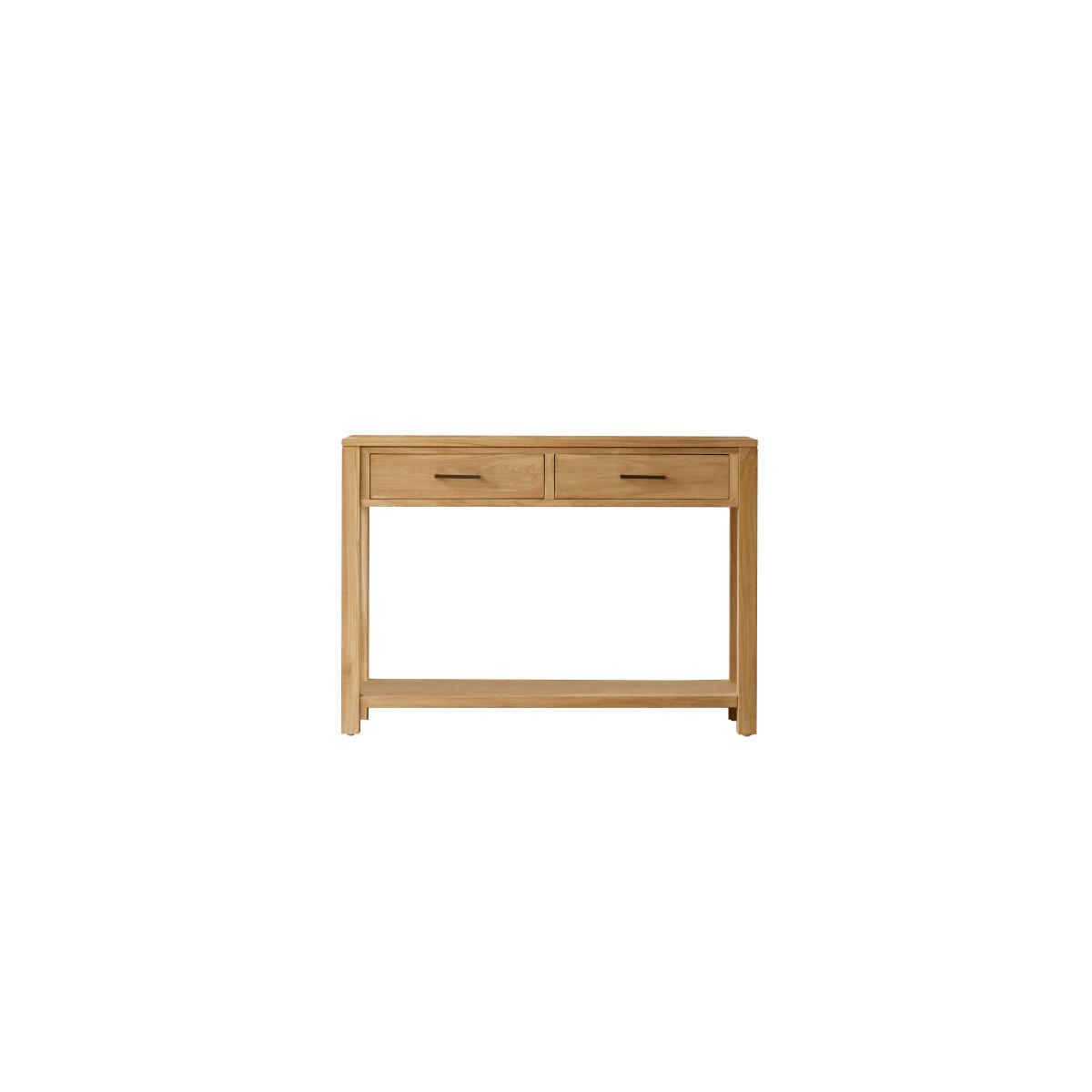 KONSOLENTISCH Maë Natur aus Teak - Naturfarben, Holz (30/110/78cm) - Tikamoon