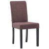 ESSZIMMERSTUHL Ines Stoff, Gestell Holz Schwarz Braun - Schwarz/Braun, Holz/Textil (41/91/47cm) - TPFLiving