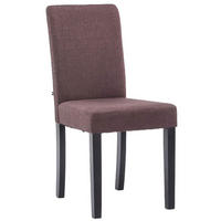 ESSZIMMERSTUHL Ines Stoff, Gestell Holz Schwarz Braun - Schwarz/Braun, Holz/Textil (41/91/47cm) - TPFLiving