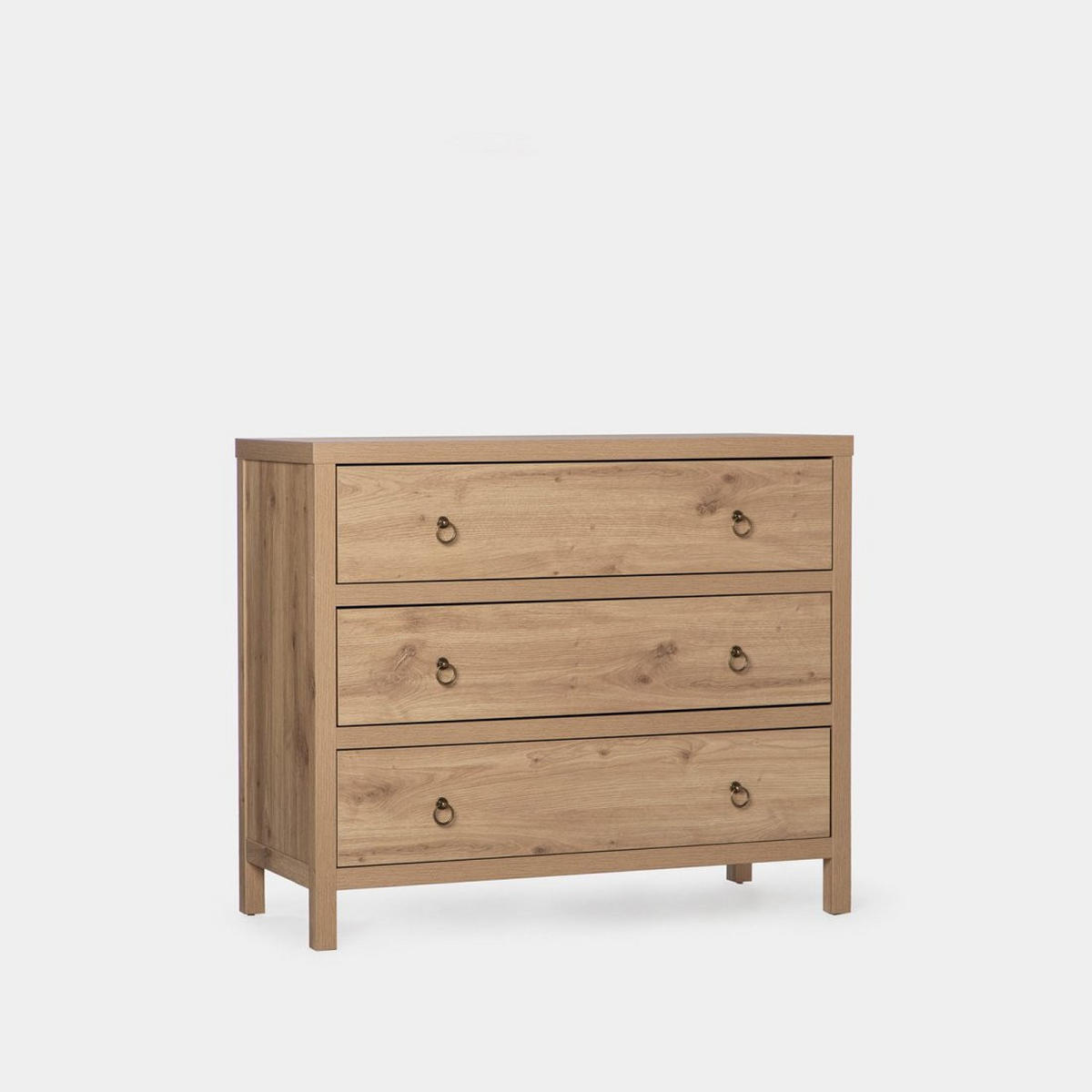 KOMMODE MIT SCHUBLADEN Livorno Natürlich 100 cm x 85 cm - Naturfarben, Holzwerkstoff (100/85/45cm) - Klast Home
