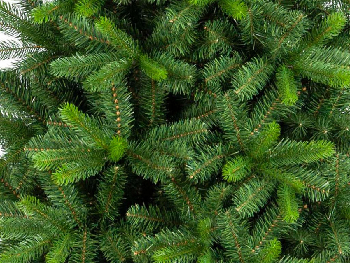 WEIHNACHTSBAUM künstlicher LAURIN 180 cm, grün, 2D/3D, 763 Zweige, inkl. Metallständer - Grün, Kunststoff/Metall (91/180cm) - LAALU