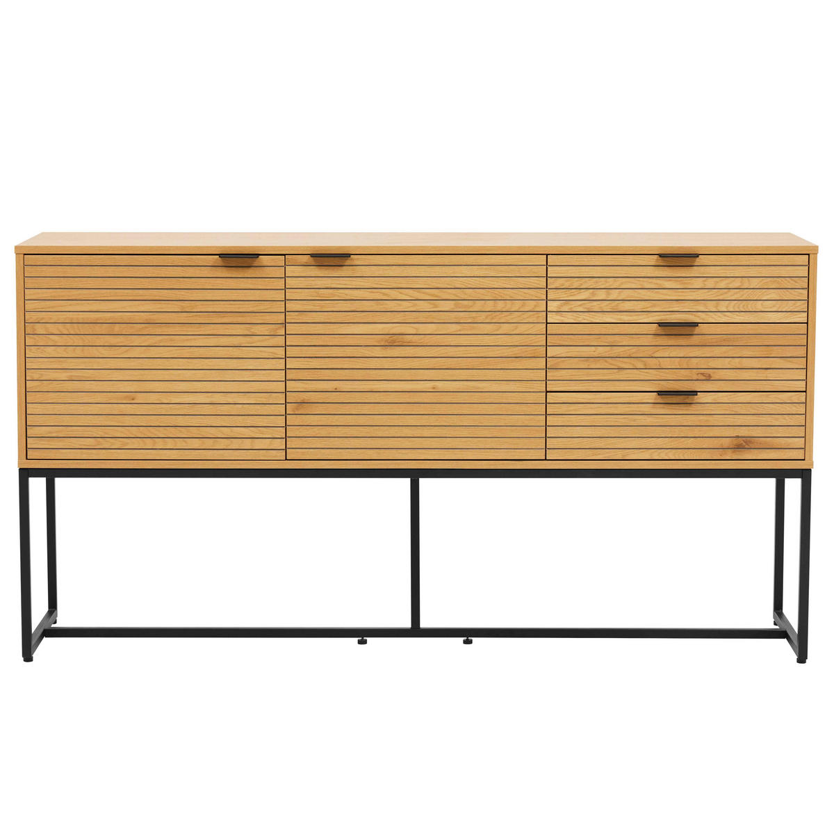 SIDEBOARD 160 cm, Holz - Braun, Holz (40/85/160cm) - Oviala