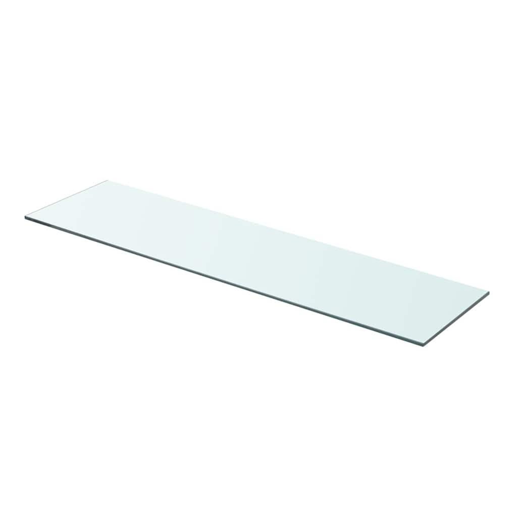 vidaXL Regalboden Transparent 20x0.8x80 cm