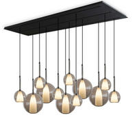 HÄNGELEUCHTE Belluna Klar Ø 14/24cm - Klar, Glas (24/24/45cm) - s.luce