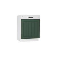 GESCHIRRSPÜLEFRONTENFZ 60 PO - ARVION - Elegante Geräte-Front - Grün, Holz/Metall (59.6/57/1.9cm) - ROYAL24_MARKT