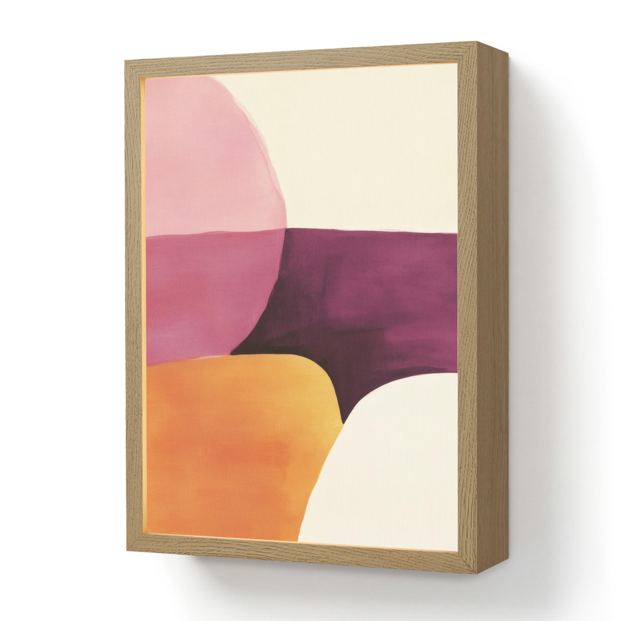 OnlyWow NÁSTĚNNÁ LAMPA S AKUMULÁTOREM Tvary - abstraktní - barevné 30x40 cm