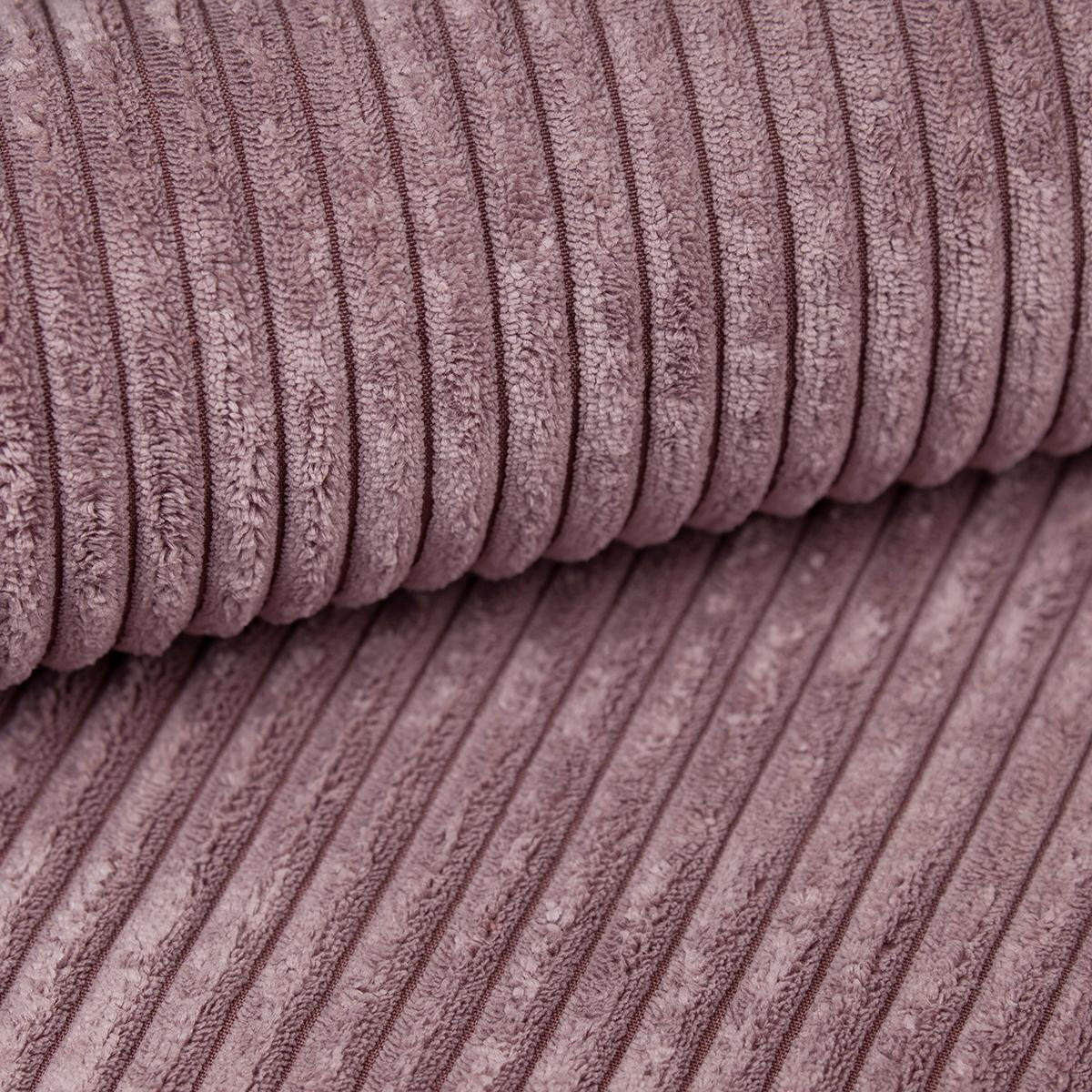 BETTSOFA MOSINE Lila Kordstoff mit Schlaffunktion - Lila, Textil (281/87/98cm) - MASSENO