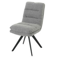 ESSZIMMERSTUHL Grau - Hellgrau/Grau, Textil (48/92/68cm) - Jamb