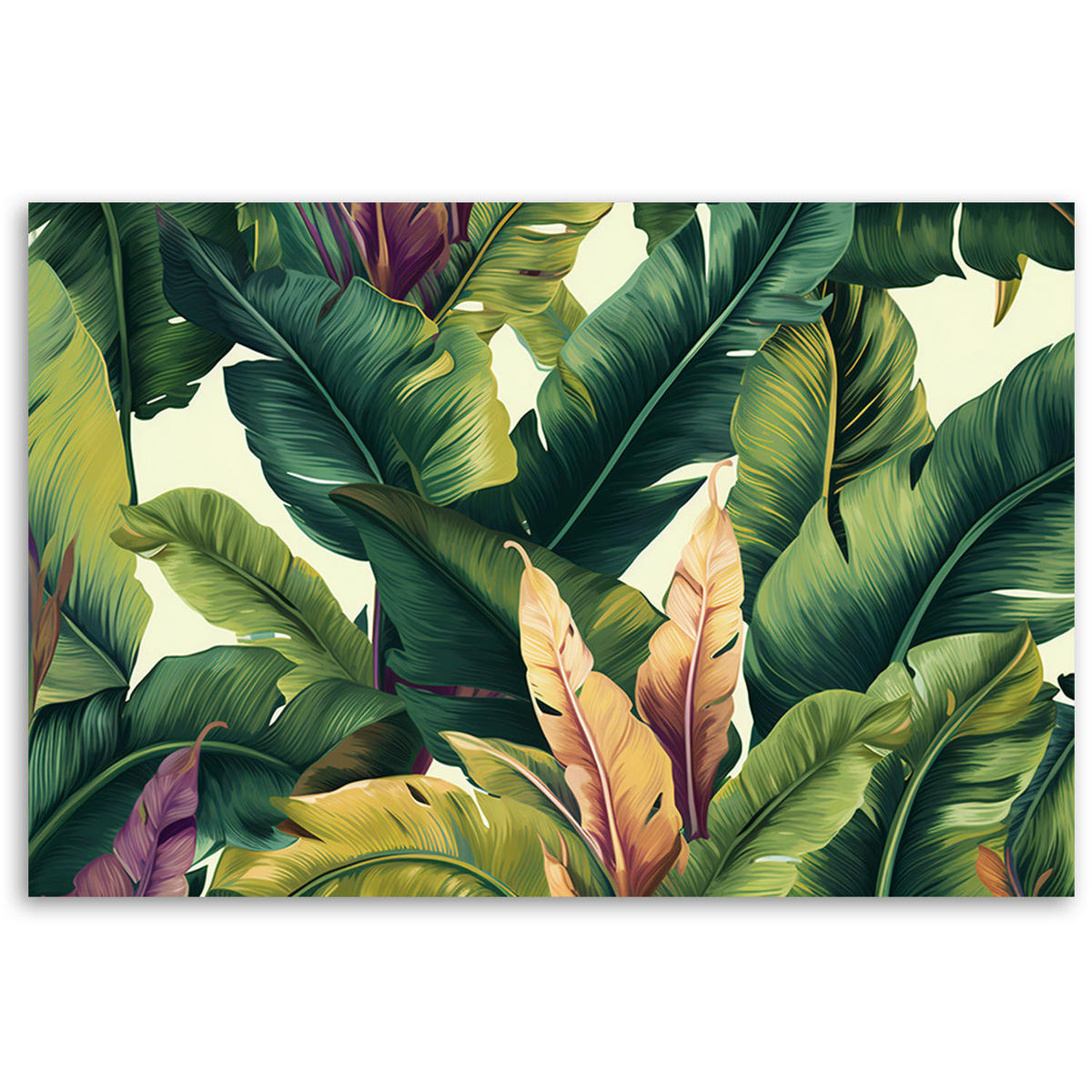 KUNSTDRUCK Grün 120/80 cm - Grün, Textil (120/80cm) - KUNSTLOFT