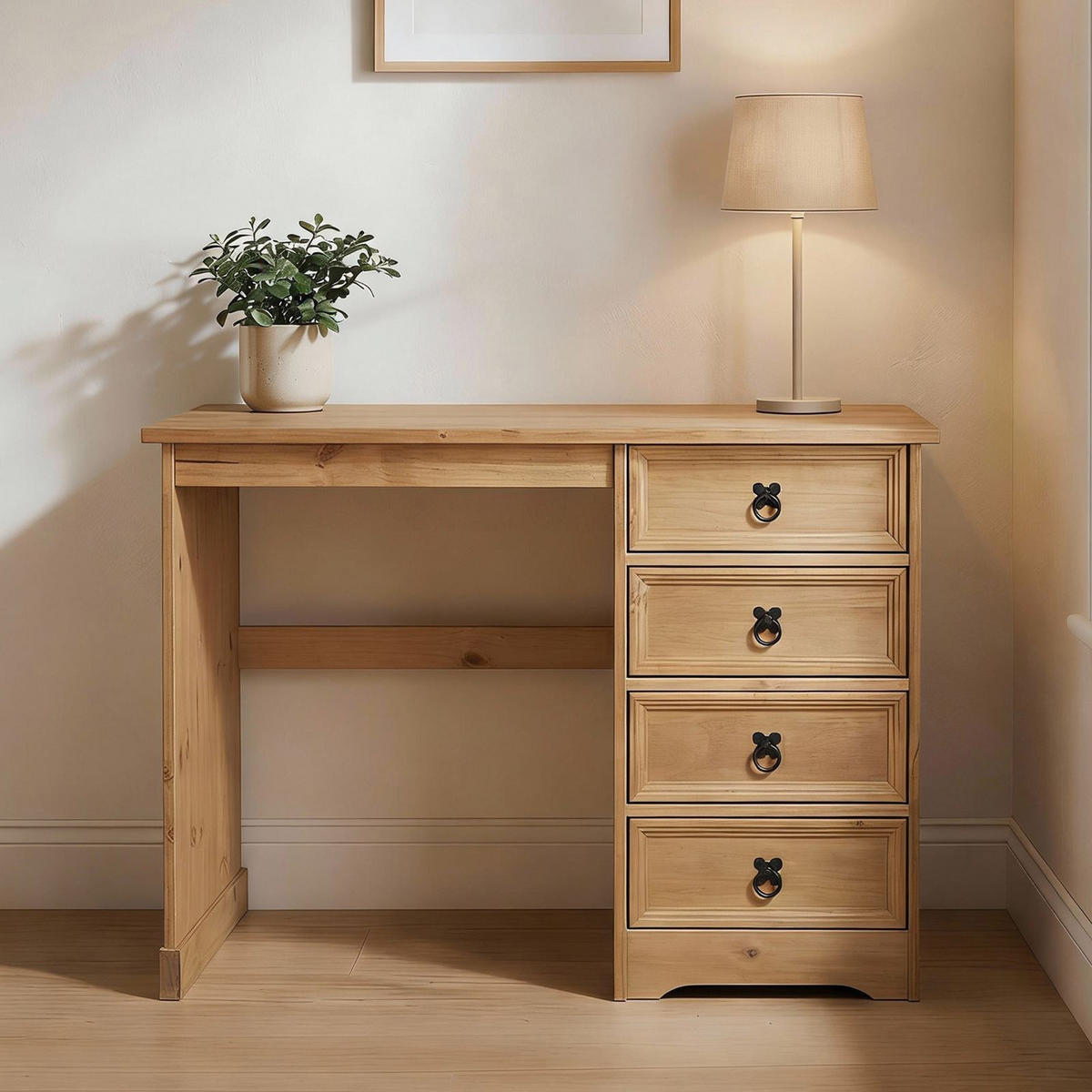 SCHREIBTISCH SALSA - Braun, Holz (47/104/78cm) - CARO-Möbel