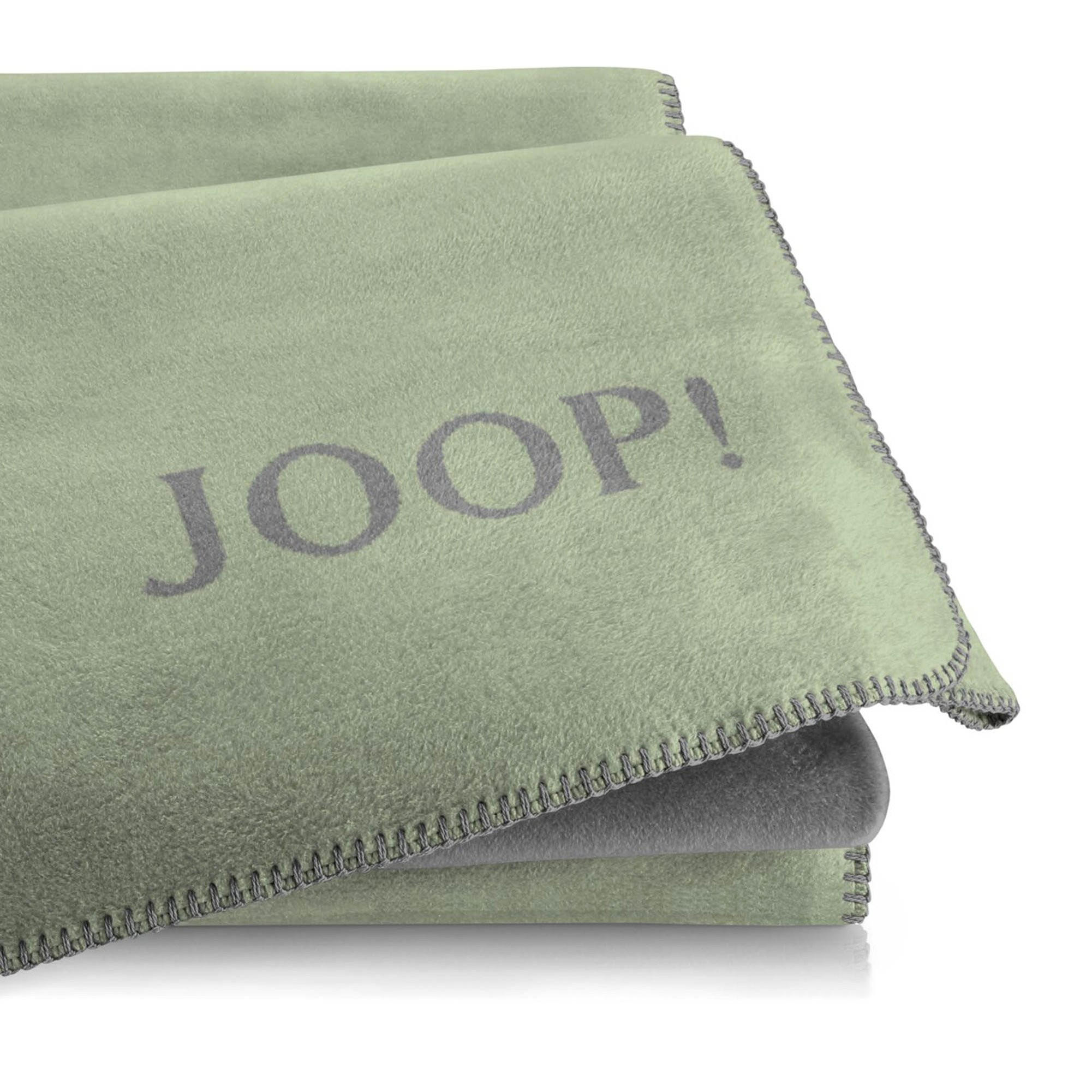 WOHNDECKE DoubleFace Oliv-Stein 150 x 200cm - Olivgrün, Textil (150/200cm) - Joop!