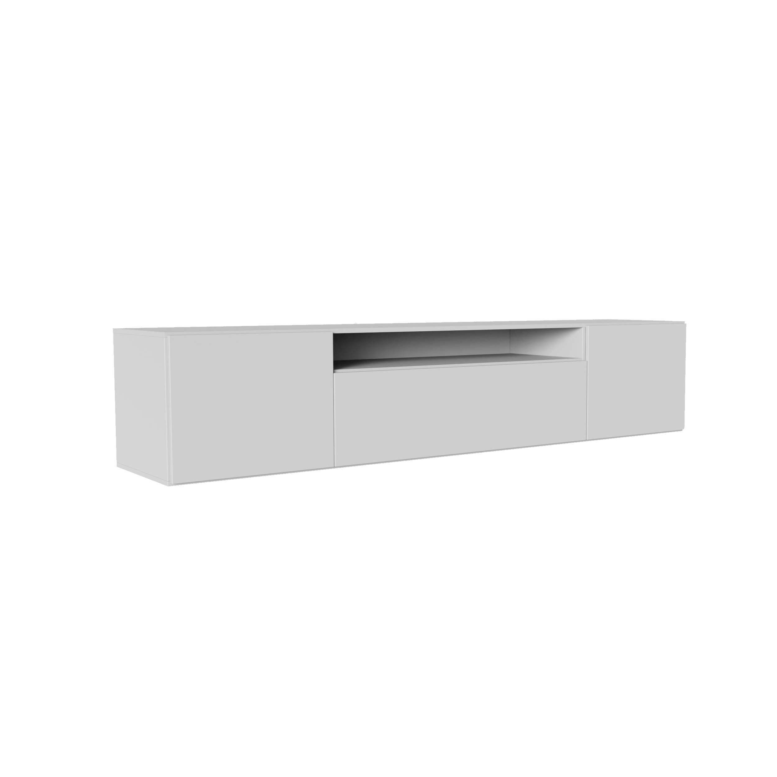 TV-SCHRANK LIO - Weiß, Holzwerkstoff (200/40/41cm) - Meblini