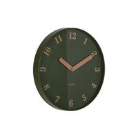 WANDUHR Amena Grün 40/4/40 cm - Grün, Kunststoff (4/40/40cm) - Karlsson