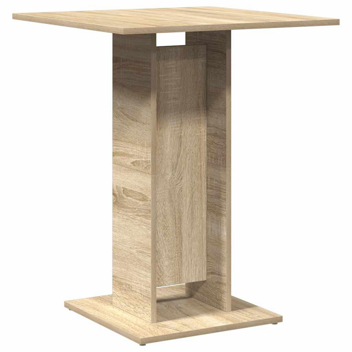 BISTROTISCH Moderner 60/60/75 cm aus Holzwerkstoff Sonoma-Eiche - Sonoma Eiche, Holz (60/60/75cm) - vidaXL