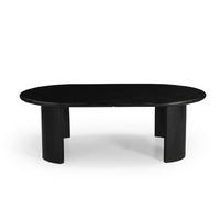 COUCHTISCH aus Mangoholz 120x65x38cm, schwarz - Schwarz, Holz (120/65/38cm) - Giga Meubel