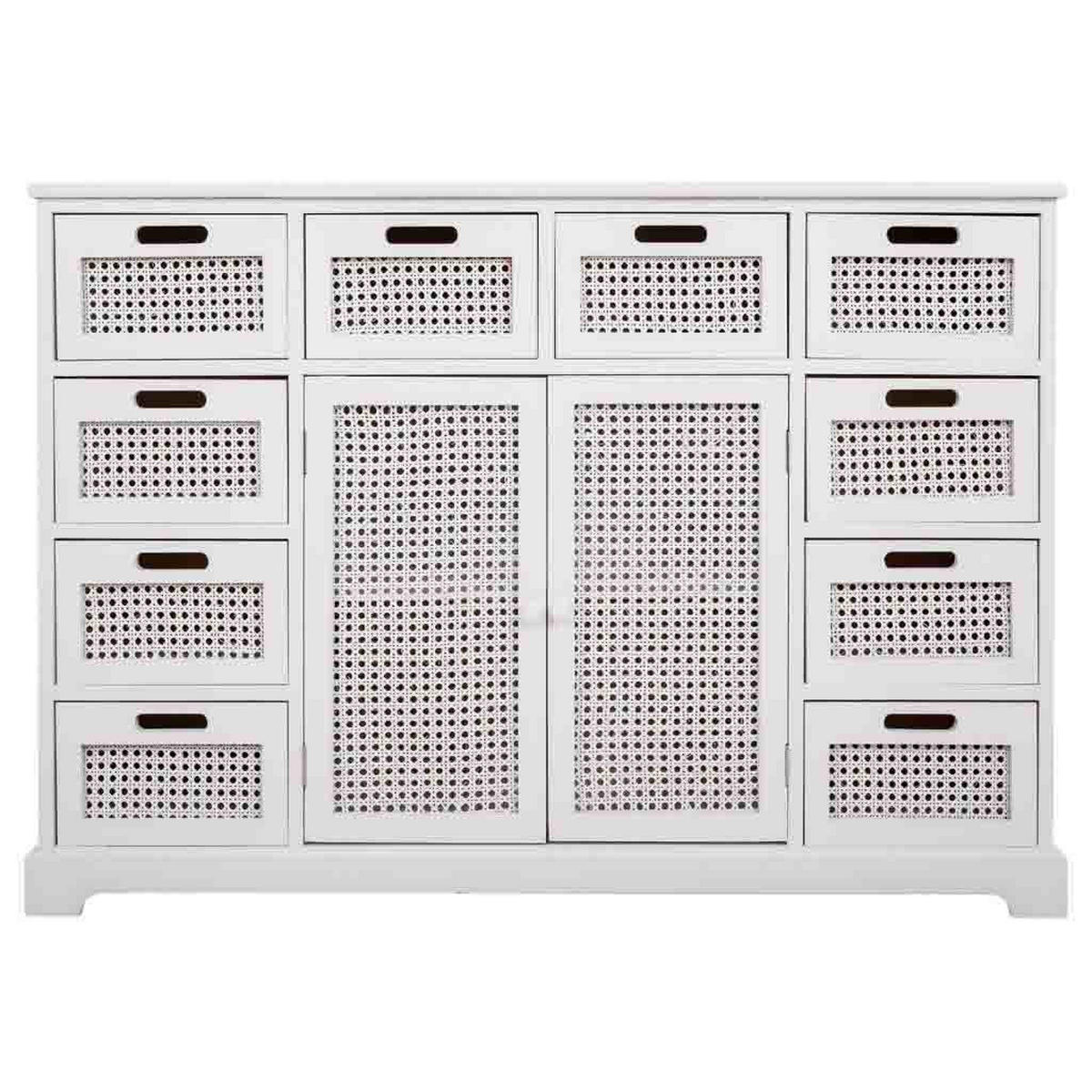 SIDEBOARD aus Holz 113x33x79 cm - Weiß, Holz (113/78.5/33cm) - Wanderlust
