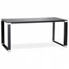 SCHREIBTISCH Schwarz 160x80x73 cm - Schwarz, Glas/Metall (160/80/73cm) - AlterEgo