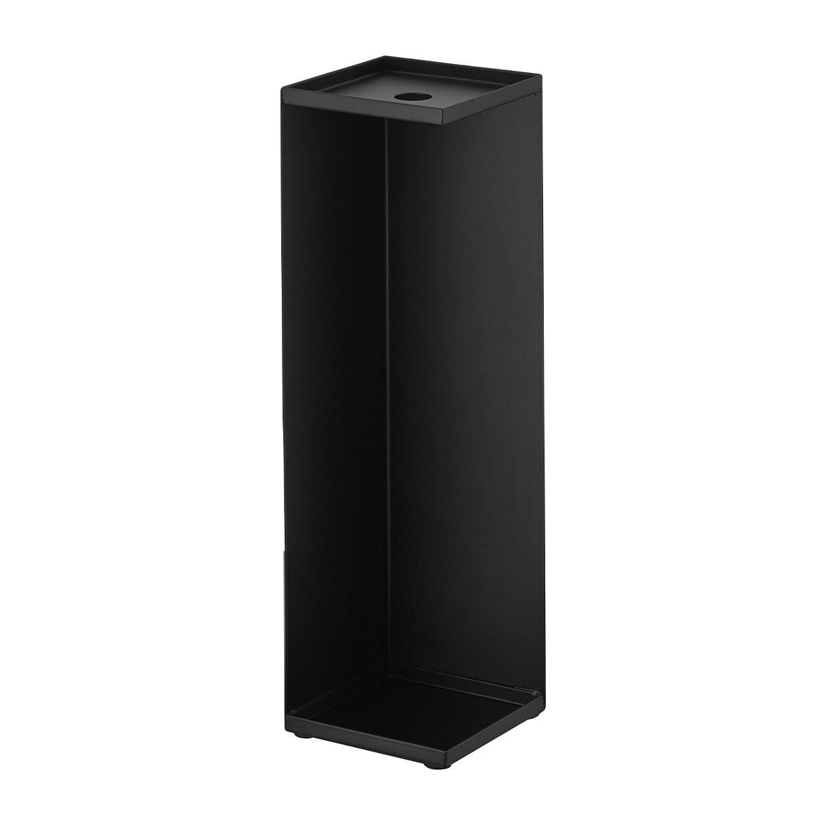 YAMAZAKI Tower 7851 Toilettenpapierhalter in Schwarz - Stilvolle und praktische Lösung - Schwarz, Metall (11.5/38.5/11.5cm) - Yamazaki
