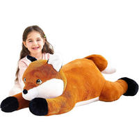 STOFFTIER Fuchs 78 cm - Braun, Textil (33/76.2cm)