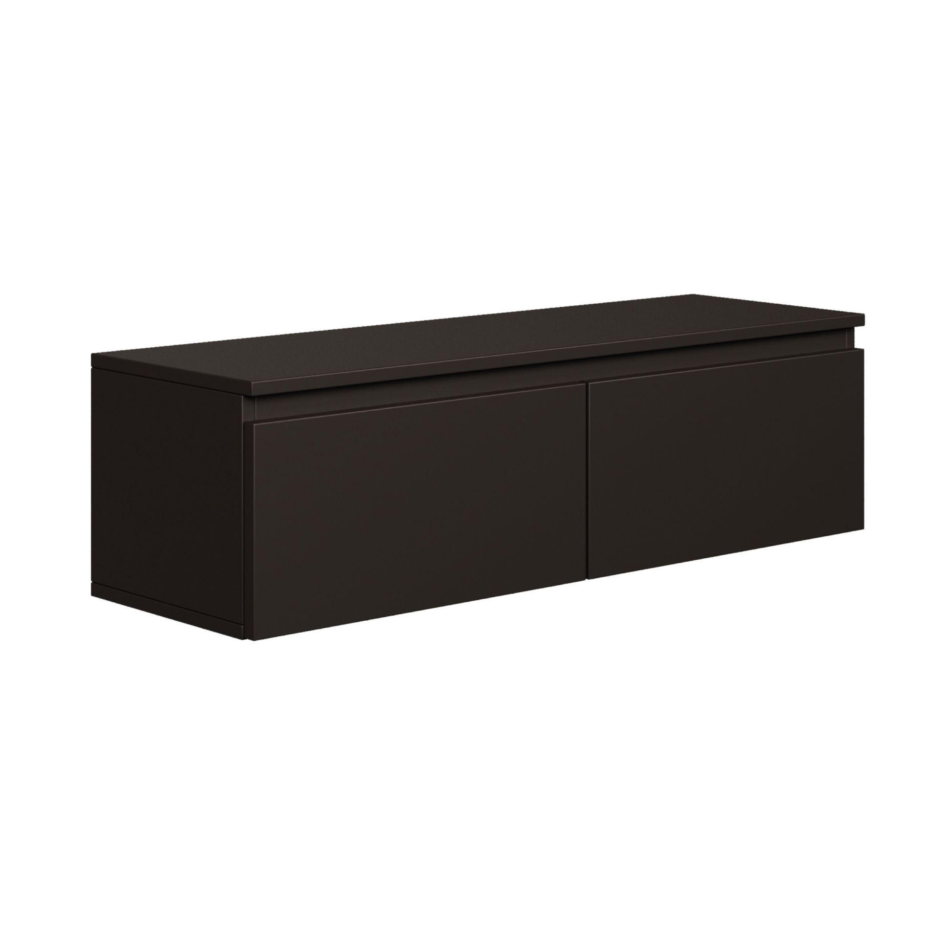 TV-LOWBOARD Bemmi Schwarz 100 cm - Schwarz, Holzwerkstoff (100/28.4/31.8cm) - Selsey
