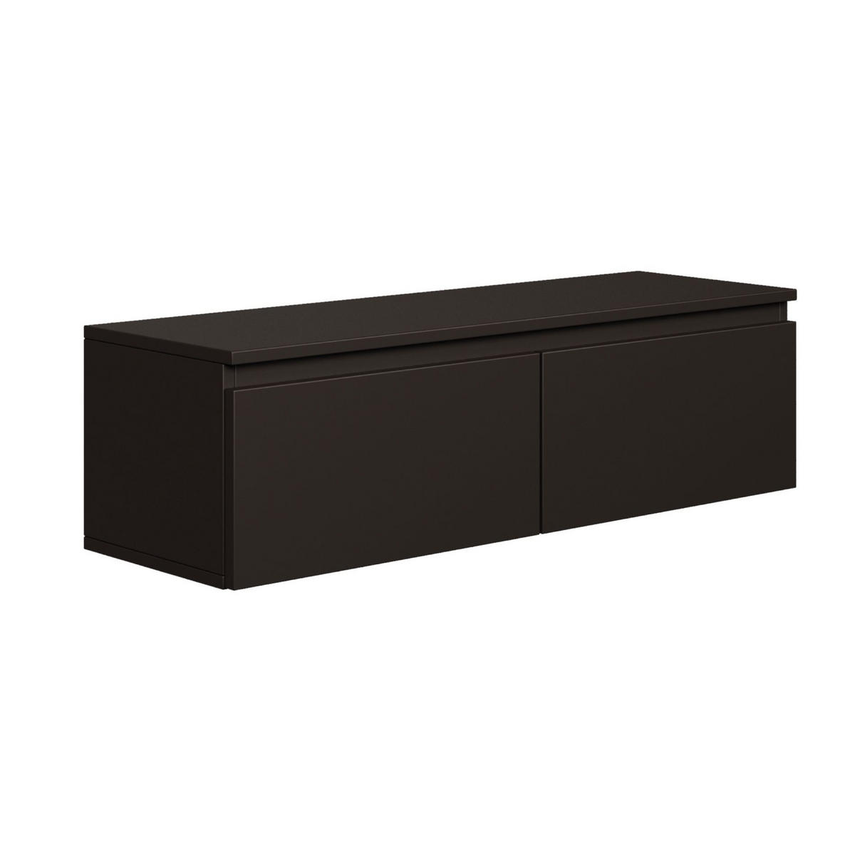 TV-LOWBOARD Bemmi Schwarz 100 cm - Schwarz, Holzwerkstoff (100/28.4/31.8cm) - Selsey