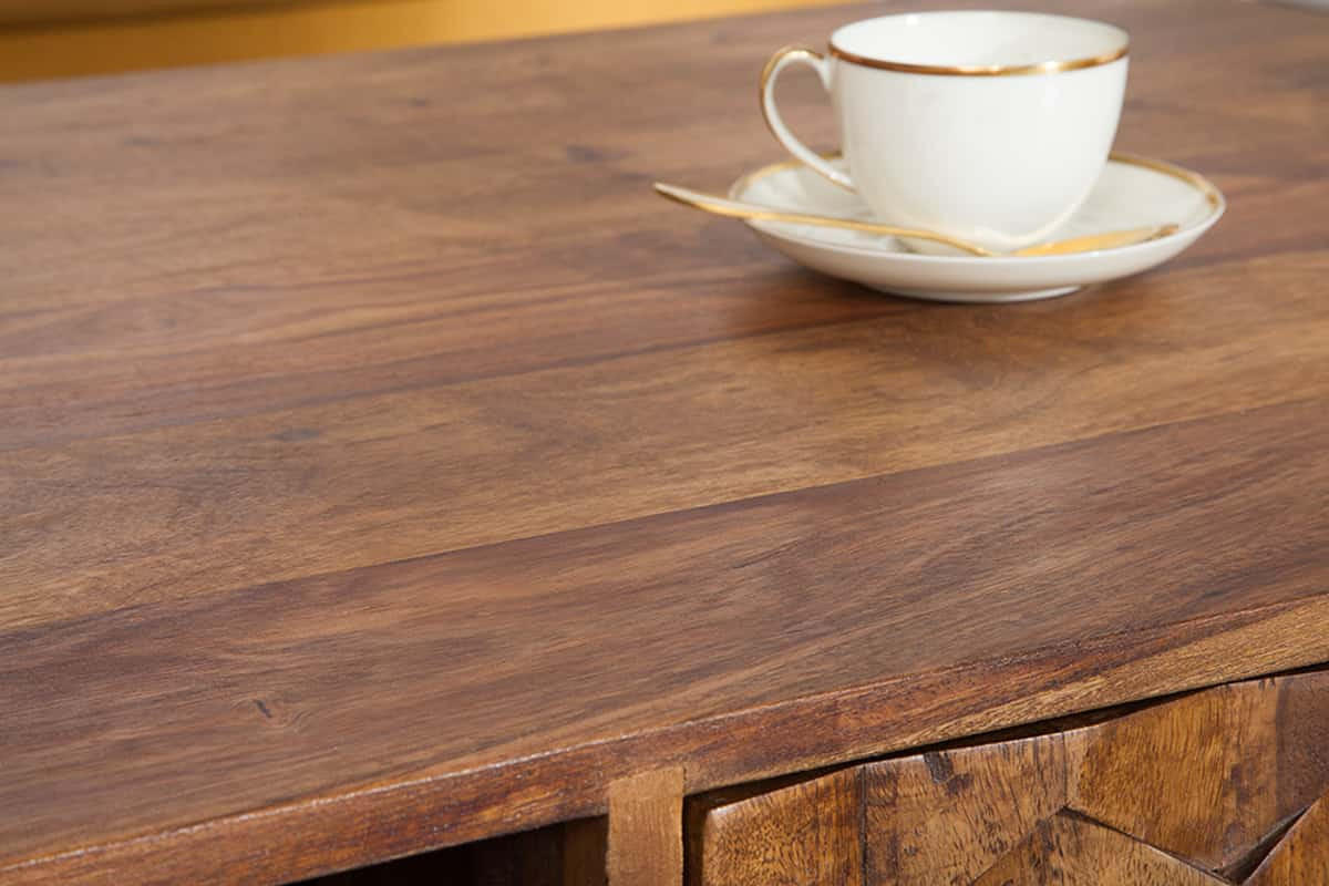 COUCHTISCH MYSTIC LIVING Sheesham rechteckig Natur 100cm - Braun, Holz (52/100/40cm) - riess-ambiente