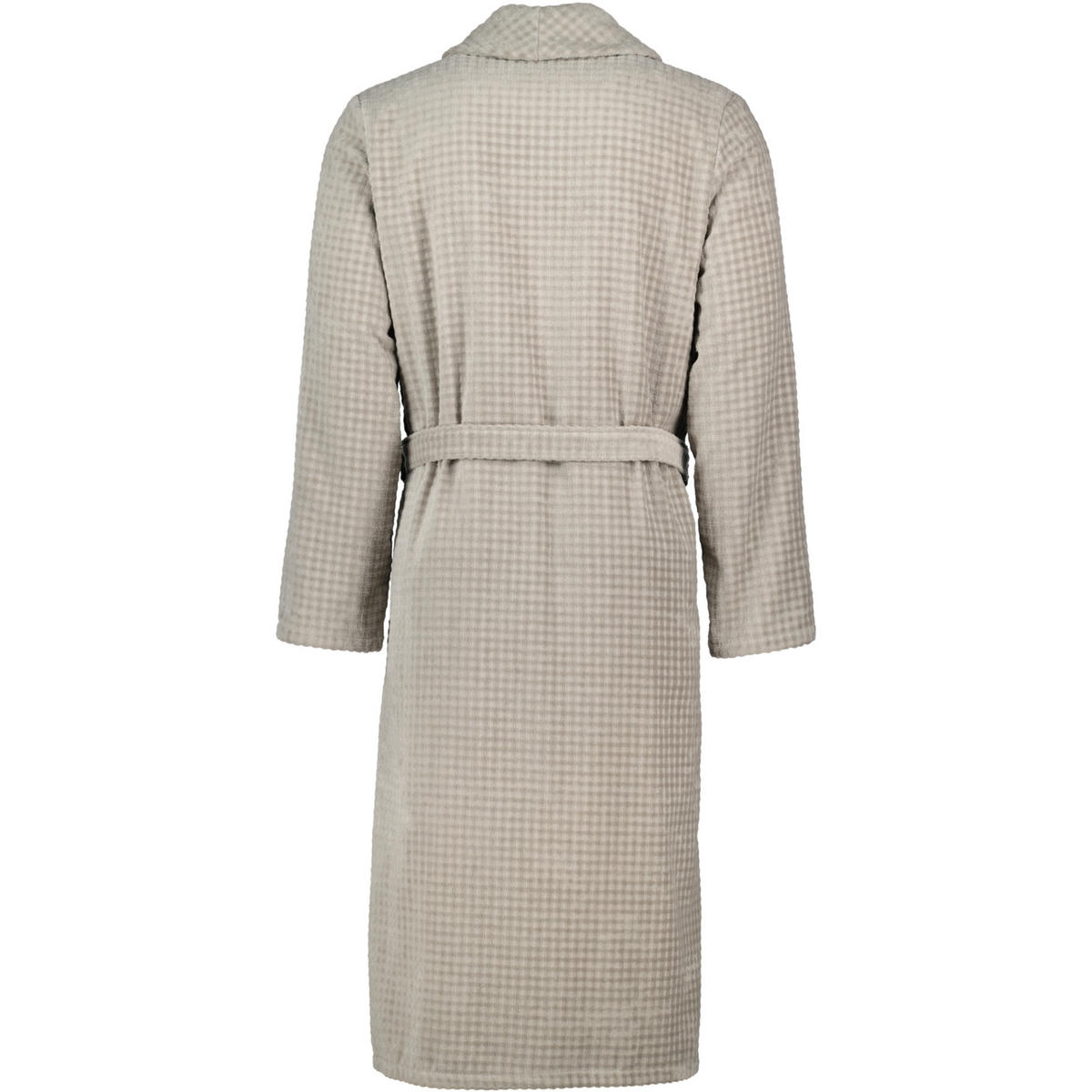 BADEMÄNTEL HERREN SCHALKRAGEN WAFFELPIQUÉ 6508 GRAPHIT - 779 - Grau, Textil (XLnull) - Cawoe