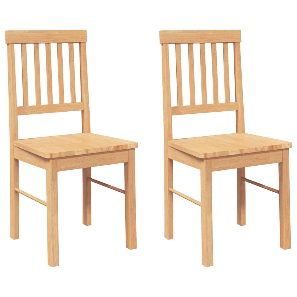 STUHL-SET 2 Stk Brenthainbach 42.5/90/44.5 cm - Braun, Holz (42.5/90/44.5cm) - ZMH