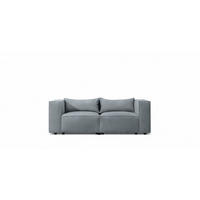 SOFA 2-sitzer Nevio - Blaugrau, Holzwerkstoff/Textil (210/71/105cm) - Fun Möbel