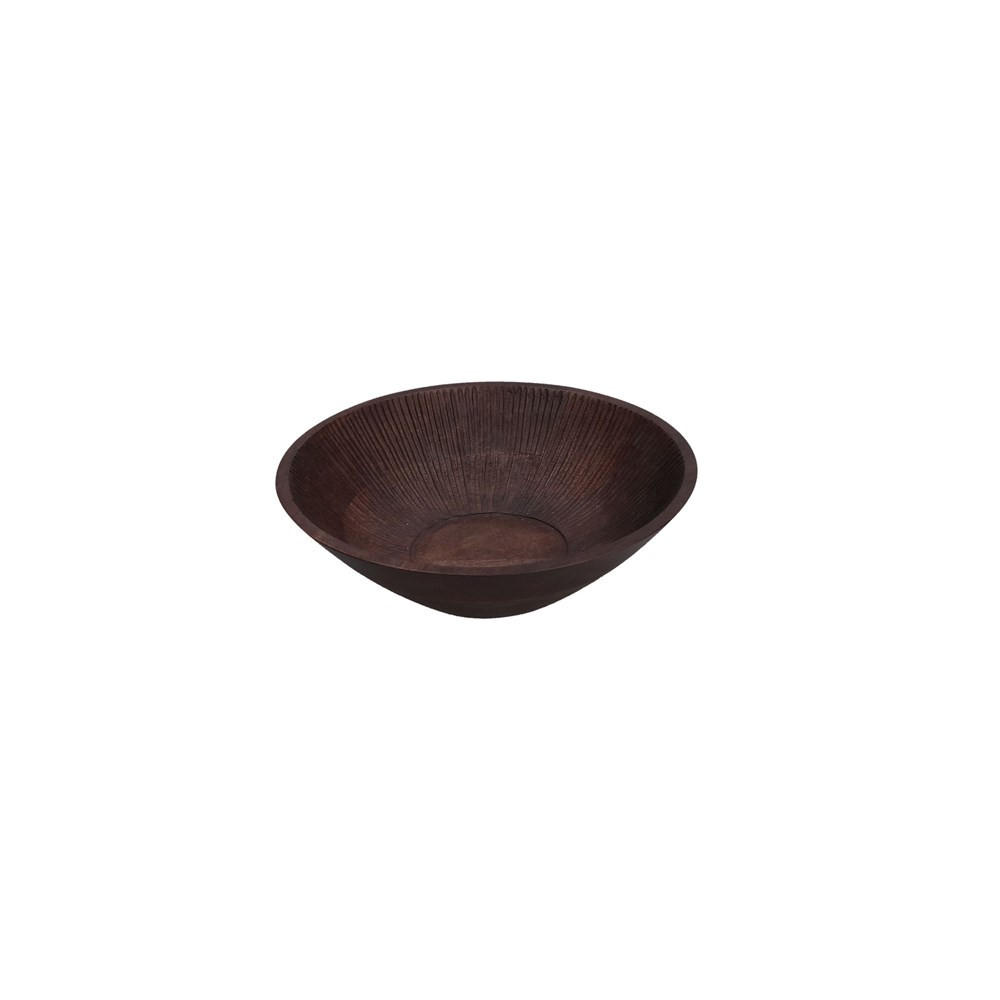 SCHÜSSEL Braun 20/20/5 cm H237500004Z - Braun, Holz (20cm) - Rituali Domestici 