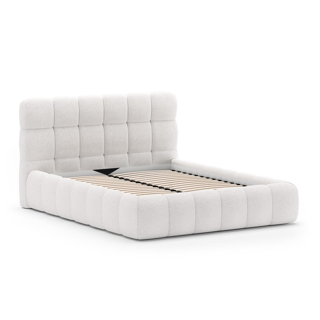 Beautysofa Polsterbett Beige 160x200 cm