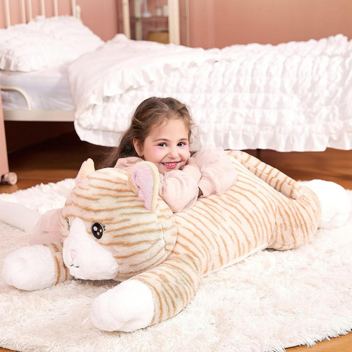 STOFFTIER Katze 78 cm - Multicolor, Textil (30/78cm)