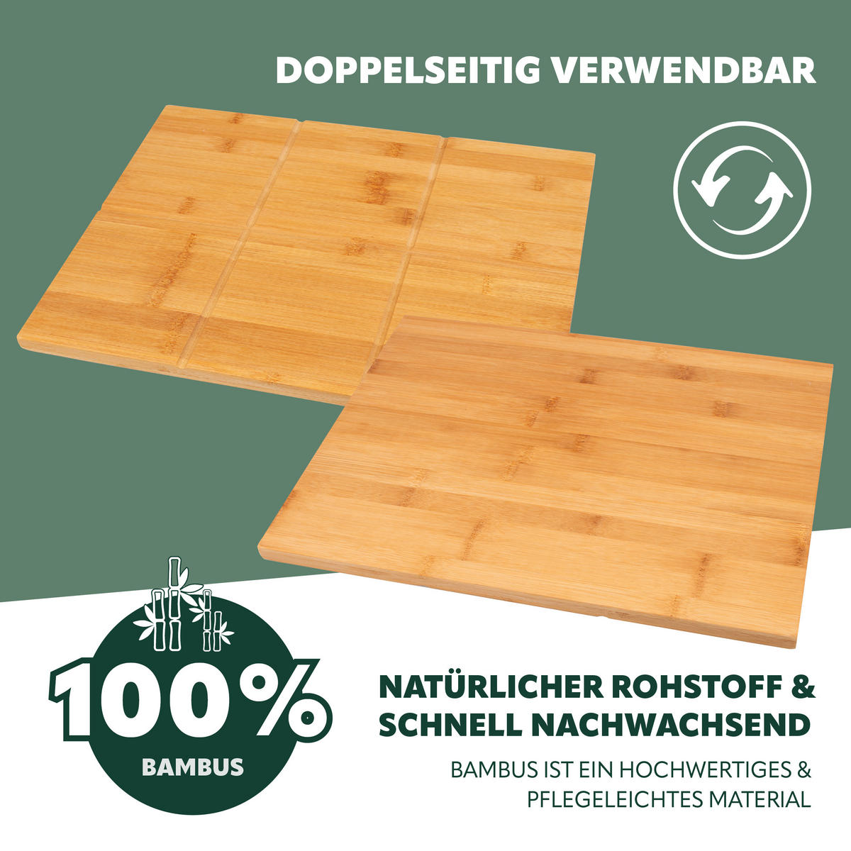 PIZZASERVIER 3er-Set, Edelstahl und Bambus - Braun, Holz (40/30cm) - bremermann