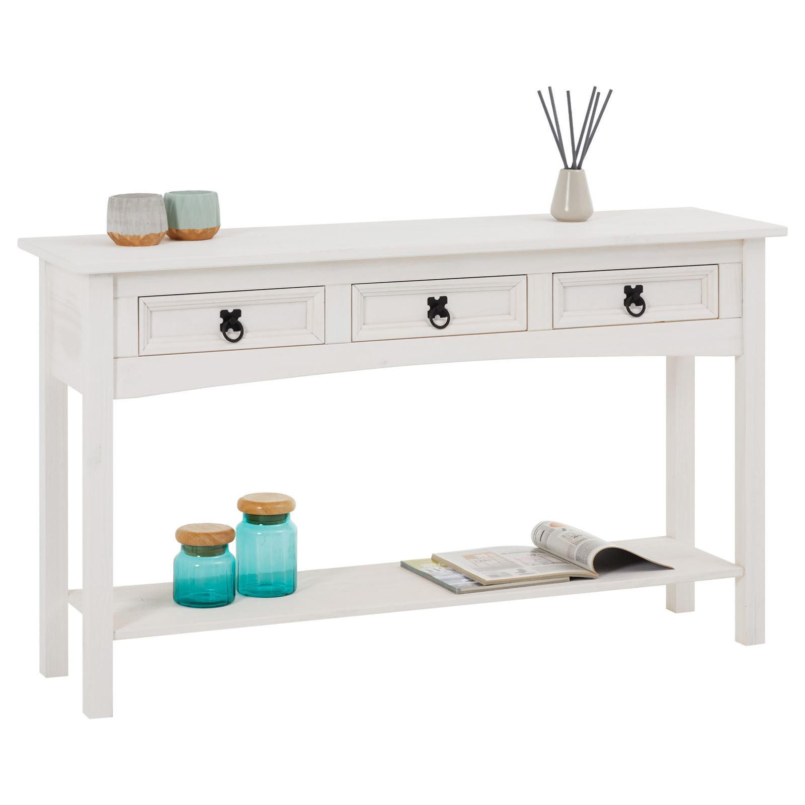 KONSOLENTISCH RURAL - Weiß, Holz (32/122/73cm) - CARO-Möbel