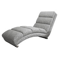 RELAXLIEGE Holiday - Chromfarben/Grau, Holz/Textil (62/84/180cm) - MIRJAN24