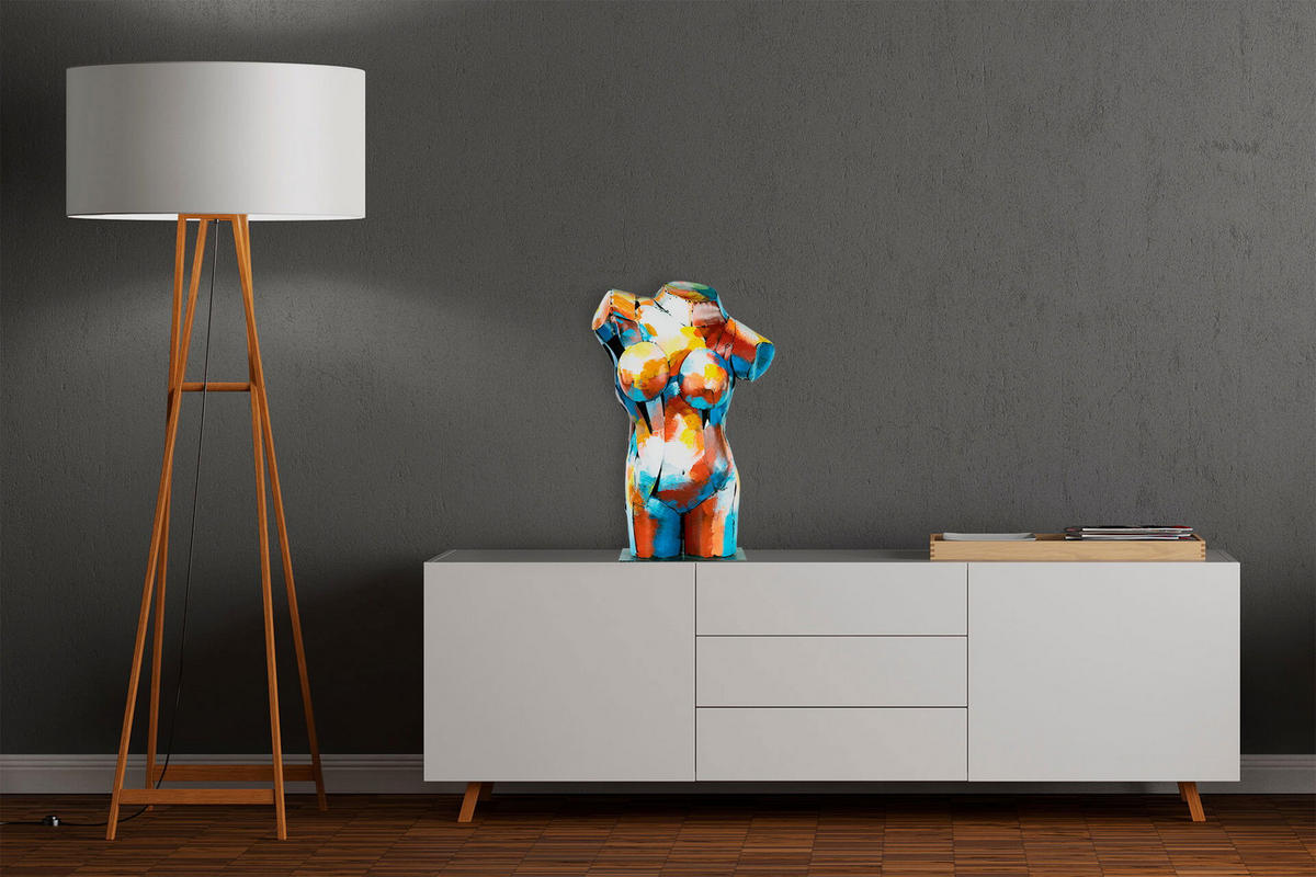 METALLSKULPTUR Bunt 75/43 cm - Multicolor, Metall (5/43/20cm) - KUNSTLOFT