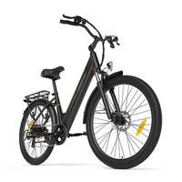 E-BIKE – 100 km Reichweite, 250W Motor, Komfort & Sicherheit im Alltag - Schwarz, Metall (85cm) - Touroll