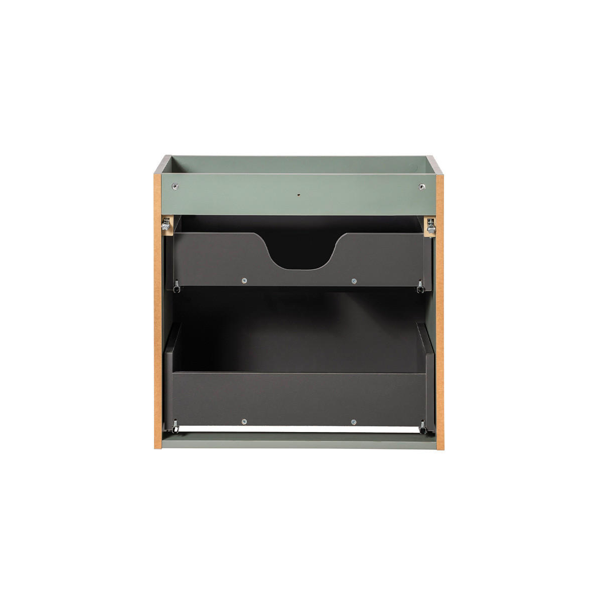 WASCHTISCH 90.4cm Jade Grün - Grün, Holzwerkstoff (90.4/59.5/40cm) - Petits-meubles