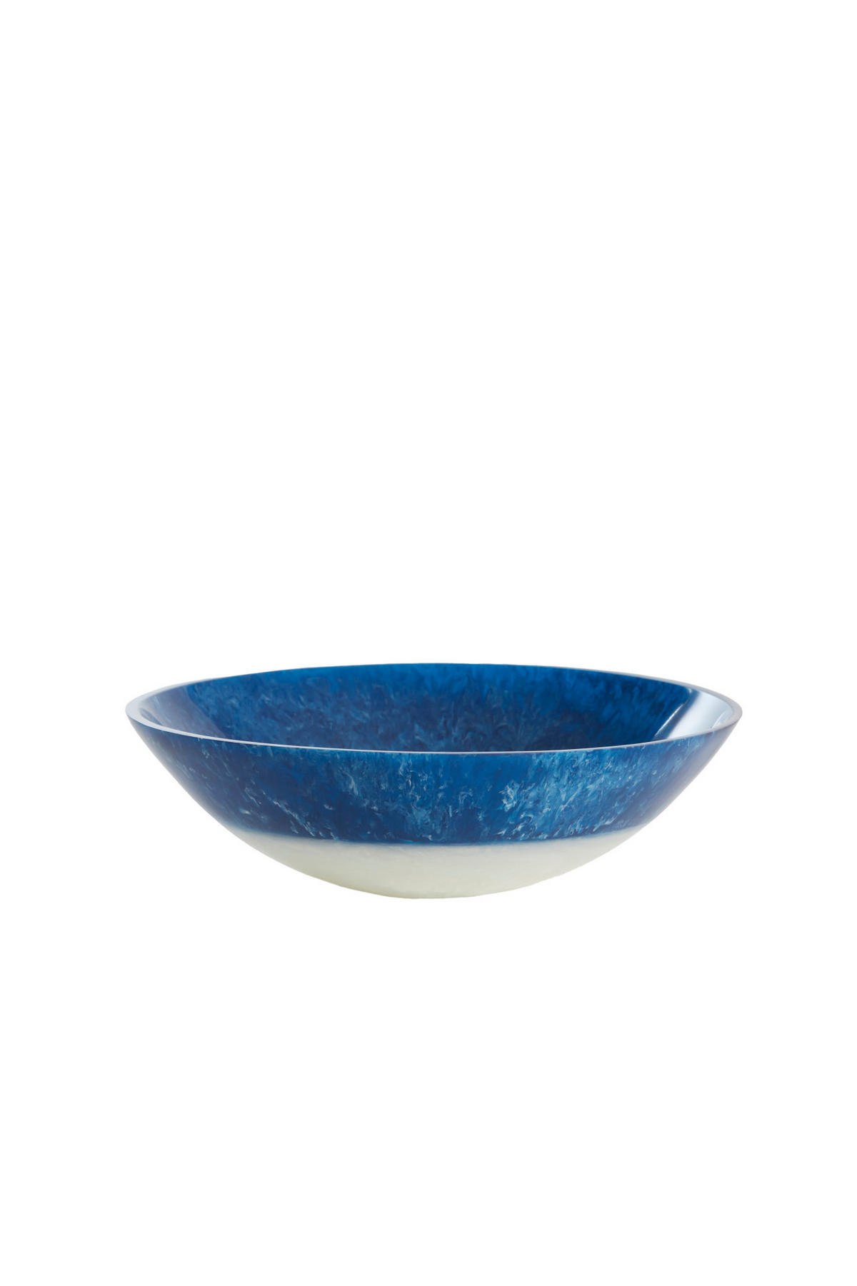 SCHALE Binanga Blau Ø26/7,5 cm - Blau, Kunststoff (26/7.5cm) - Light & Living