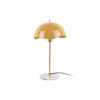 TISCHLAMPE Waved Dome 30/30/56 cm - Gelb, Metall (30/30/56cm) - Leitmotiv