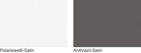Polarweiß Satin | Anthrazit Satin