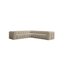 ECKSOFA Solvie In Moly - Beige, Holzwerkstoff/Textil (300/300cm) - Fun Möbel