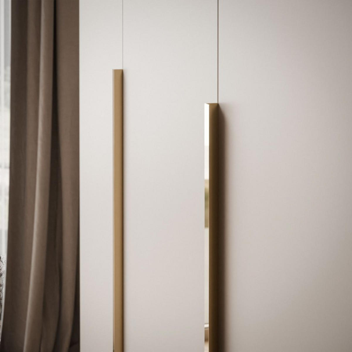 KLEIDERSCHRANK AURORA KASCHMIR 3D - Kaschmir, Holzwerkstoff (150/213/55cm) - Lookway