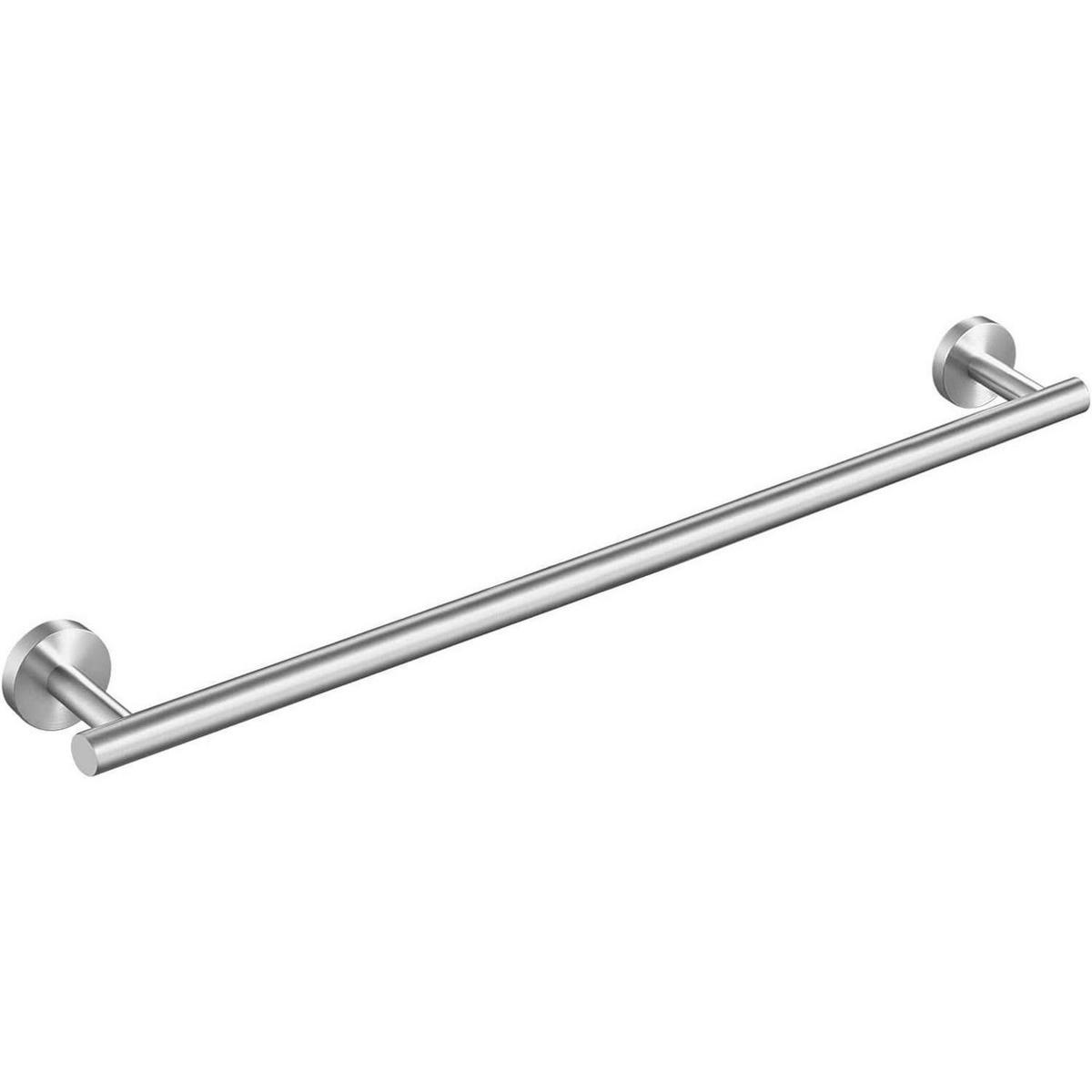 HANDTUCHHALTER Edelstahl gebürstet 60 cm - Grau, Metall (12.7/61/3.8cm)