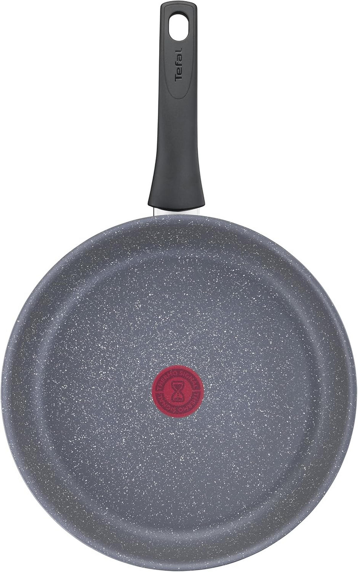 PFANNENSET G15090 Healthy Chef, Pfannen Set 2-teilig Bratpfannen 24 cm 28 cm Antihaft Pfanne Induktion,Spülmaschinenfest grau, Bratpfanne - Schwarz, Keramik/Kunststoff - Tefal