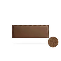 KOPFTEIL gepolstert MODENA Kunstleder 130x55x8 cm - Braun - Moonia - Braun, Holz (130/8/55cm)