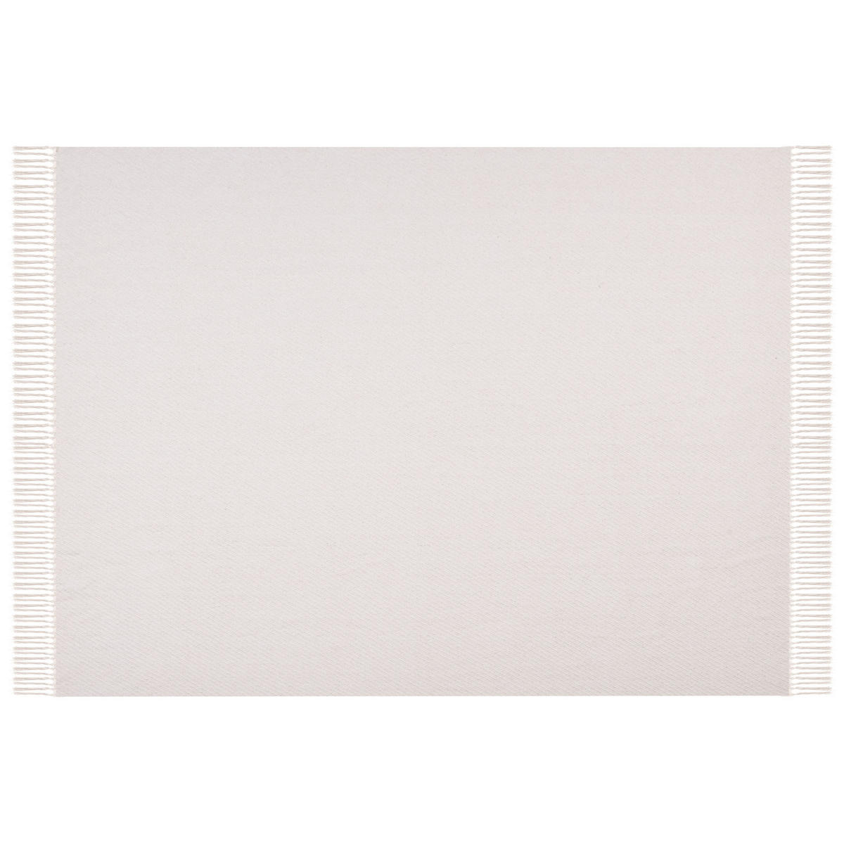 DECKE Beige Yarsa 125/150 cm - Beige, Naturmaterialen/Textil (125/150cm) - Beliani
